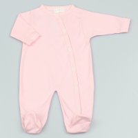 M1533: Baby Plain Pink All In One/Sleepsuit (0-9 Months)